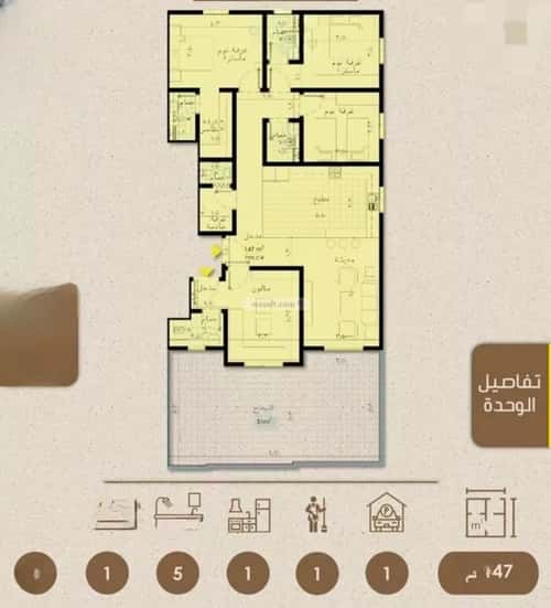 شقة ب 4 غرف الريان، شرق جدة، جدة