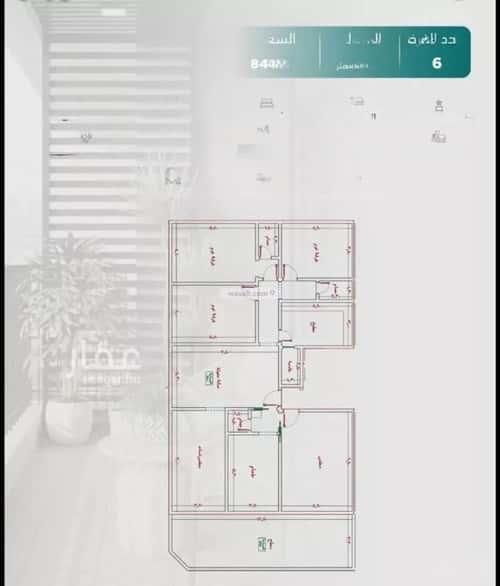 شقة 702 متر مربع ب 6 غرف النزهة، شمال جدة، جدة