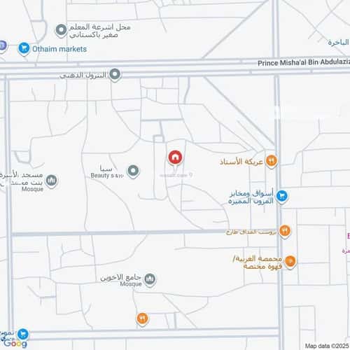 Villa 312 SQM Facing West on 15m Width Street Al Qryenah, South Jeddah, Jeddah