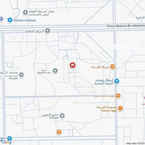 Villa 312 SQM Facing West on 15m Width Street Al Qryenah, South Jeddah, Jeddah