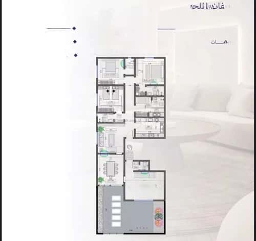 شقة ب 3 غرف السلامة، شمال جدة، جدة