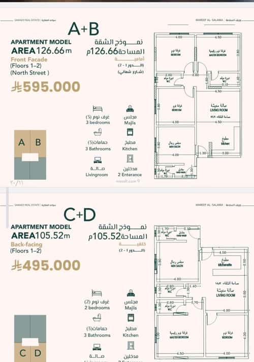 Apartment with 4 Bedrooms Al Salamah, North Jeddah, Jeddah