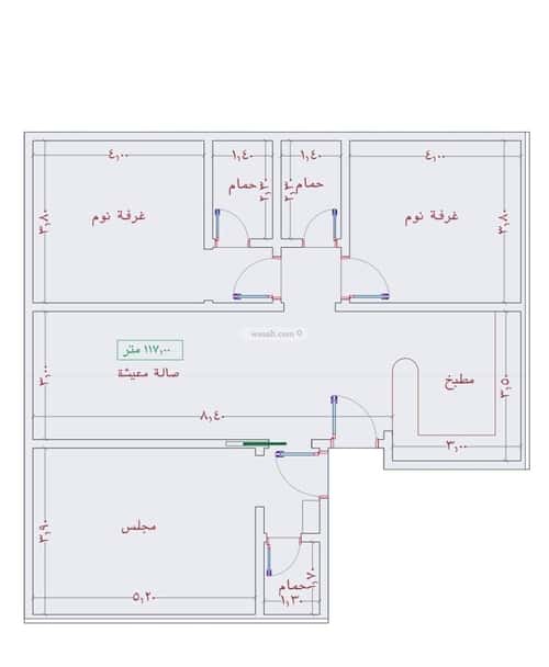Apartment with 3 Bedrooms Al Swaryee, North Jeddah, Jeddah