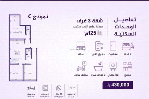 Apartment 2436 SQM with 3 Bedrooms Al Faiha|A, South Jeddah, Jeddah
