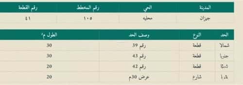 أرض 600 متر مربع غربية على شارع 30م النور، جازان