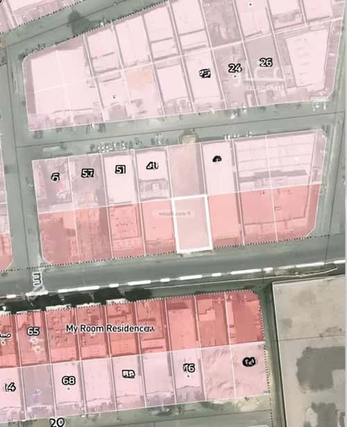 أرض 770 متر مربع واجهة جنوبية صناعية الثقبة، الخبر