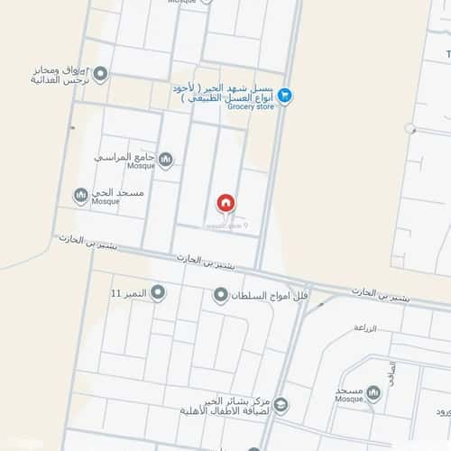 أرض 844 متر مربع جنوبية شرقية على شارع 16م الأمواج، الخبر