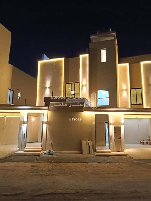 Villa 249 SQM Facing South on 18m Width Street Bader, South Riyadh, Riyadh