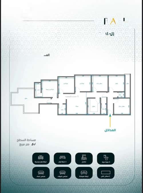 Apartment with 4 Bedrooms Al Rayaan, East Jeddah, Jeddah