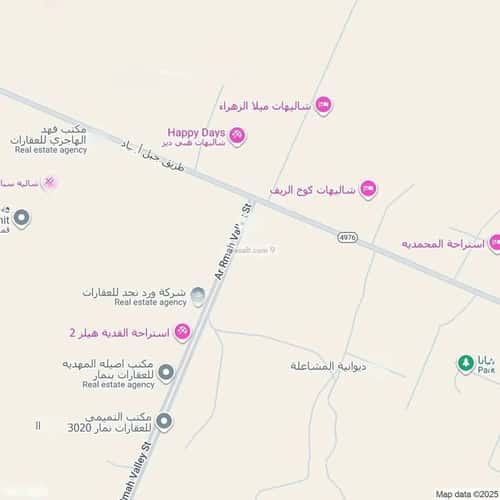 Land 375 SQM Facing East on 20m Width Street Dahiat Namar, West Riyadh, Riyadh