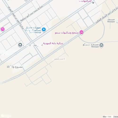 أرض 450 متر مربع جنوبية على شارع 20م المهدية، غرب الرياض، الرياض