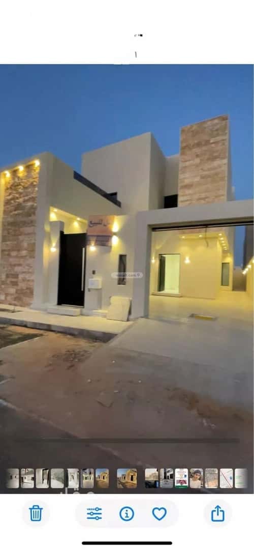 فيلا 346 متر مربع غربية على شارع 15م الوهلان، عنيزة