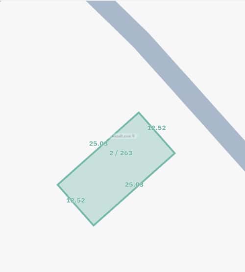 أرض 312 متر مربع شرقية على شارع 15م الرحبة، شقراء