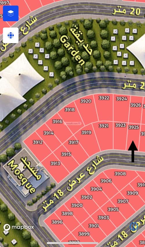 Land 312 SQM Facing South on 18m Width Street An-Nadheem, East Riyadh, Riyadh
