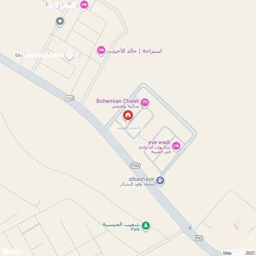 أرض 315 متر مربع غربية على شارع 25م الوادي، الجبيلة