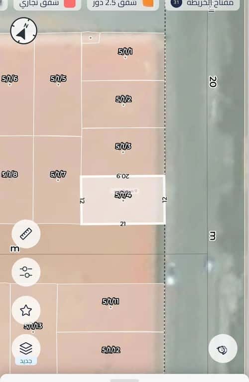 أرض 252 متر مربع جنوبية شرقية على شارع 20م المونسية، شرق الرياض، الرياض