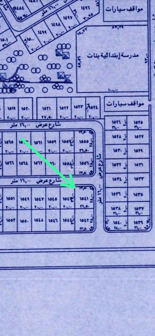 أرض 817 متر مربع شمالية على شارع 16م الجزيرة، شمال جدة، جدة