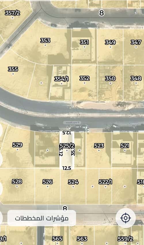 أرض 437 متر مربع شمالية على شارع 30م الكوثر، الخبر