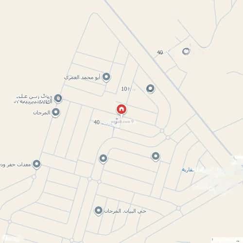 أرض 11707 متر مربع اربعة شوارع على شارع 20م المرجان، شرق الرياض، الرياض