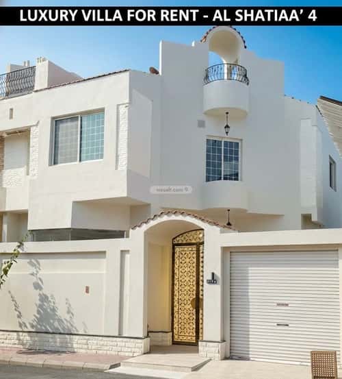 Villa 300 SQM Facing East with 4 Bedrooms Al Shate|E, North Jeddah, Jeddah