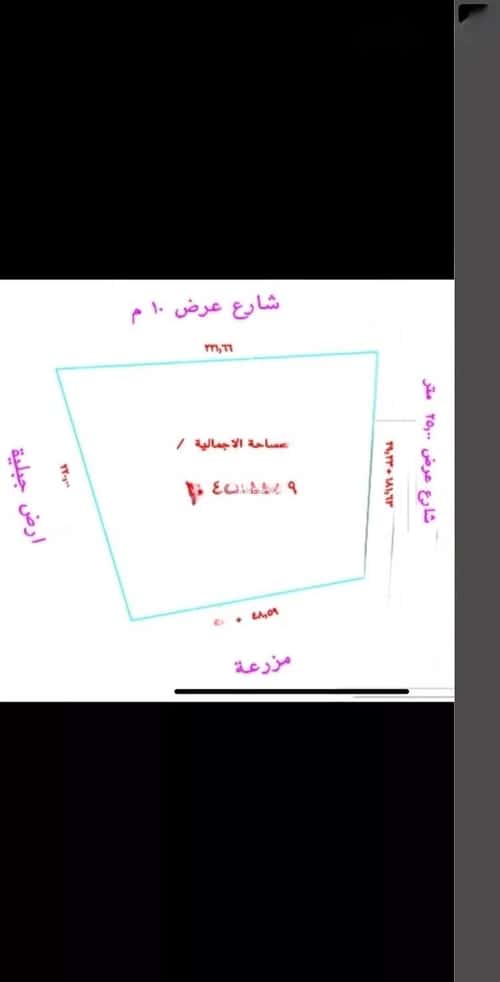 Land 45225 SQM Facing East on 20m Width Street Alhesaynia, Makkah Al Mukarramah