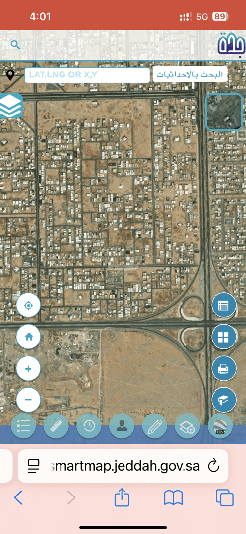 Land 400 SQM Facing West on 15m Width Street Al Qryenah, South Jeddah, Jeddah