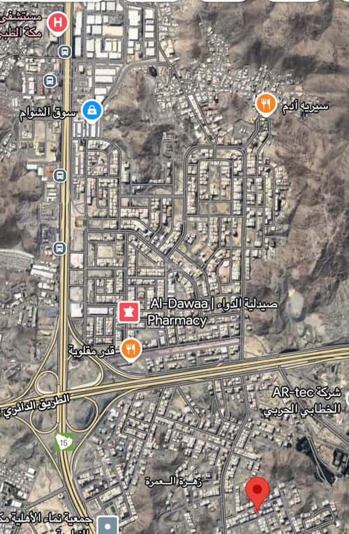 أرض 360 متر مربع جنوبية على شارع 20م النوارية، مكة المكرمة
