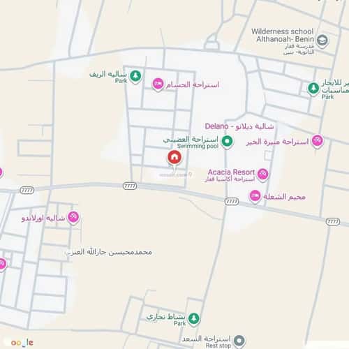 أرض 336 متر مربع شمالية على شارع 15م قفار، حائل