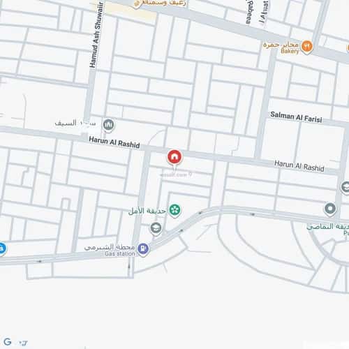 أرض 500 متر مربع شمالية على شارع 12م المنتزة الشرقي، حائل