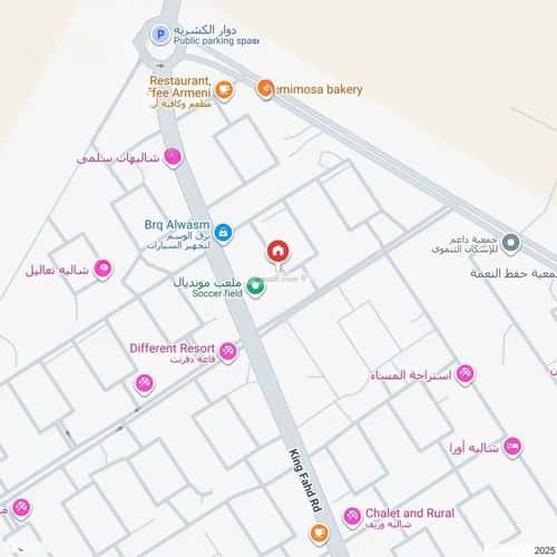 فيلا 500 متر مربع شمالية على شارع 15م الشفاء، حائل