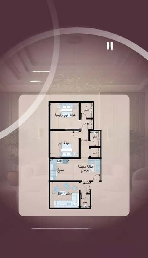 شقة ب 3 غرف المنار، شرق جدة، جدة