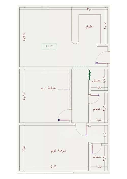 شقة بغرفتين الجامعة، جنوب جدة، جدة