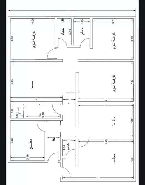 شقة ب 5 غرف النزهة، شمال جدة، جدة