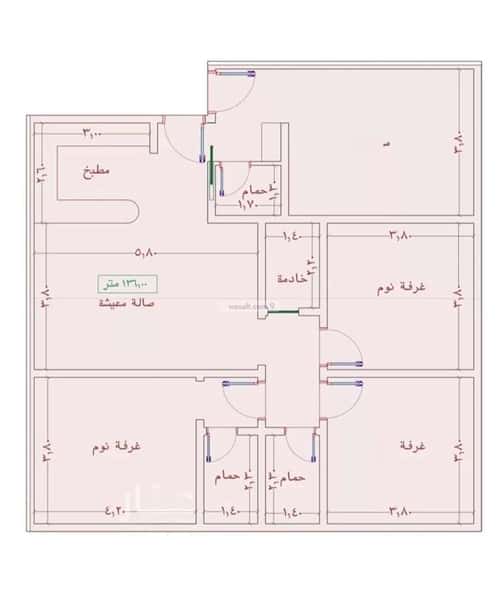 Apartment with 4 Bedrooms Al Wahah, East Jeddah, Jeddah