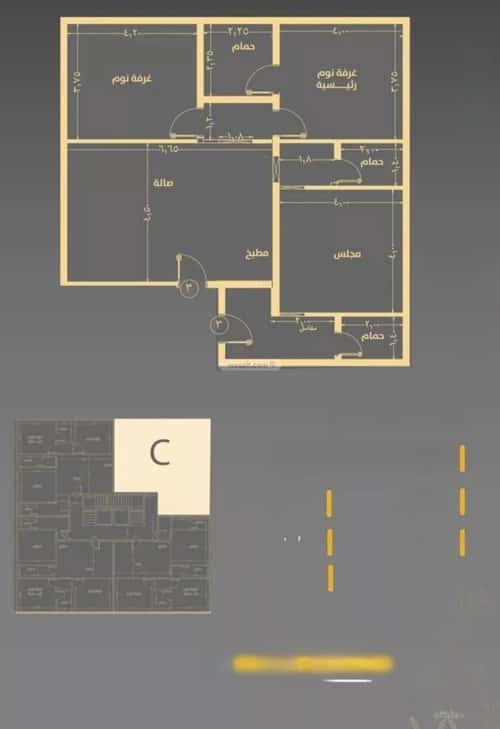 شقة ب 3 غرف الروضة، شمال جدة، جدة