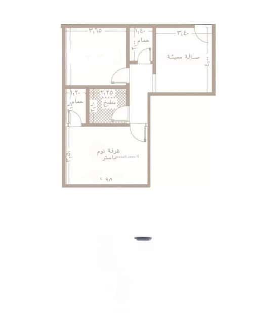 شقة بغرفتين المروة، شمال جدة، جدة