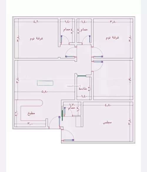 شقة ب 4 غرف الواحة، شرق جدة، جدة