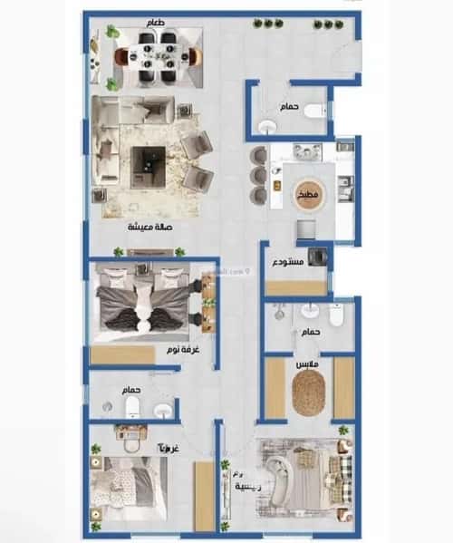 Apartment with 2 Bedrooms Al-Malqa, North Riyadh, Riyadh