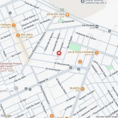 فيلا 870 متر مربع واجهة جنوبية ب 3 غرف السليمانية، وسط الرياض، الرياض