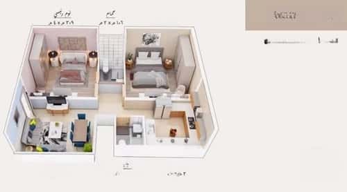 شقة بغرفتين بطحاء قريش، مكة المكرمة