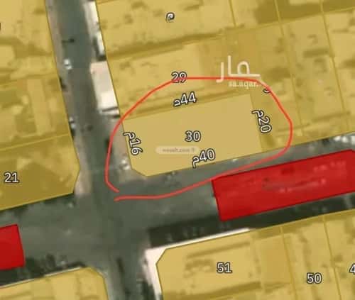 أرض 792 متر مربع جنوبية على شارع 15م بطحاء قريش، مكة المكرمة