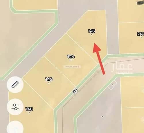 أرض 628 متر مربع يكرب، بقيق