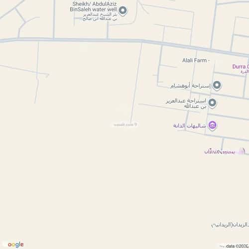 أرض 3058 متر مربع شرقية على شارع 15م لبب، حريملاء