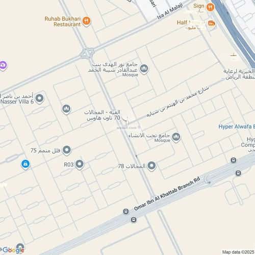 فيلا 310 متر مربع غربية على شارع 40م الصفاء، وسط الرياض، الرياض