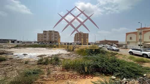 أرض 640 متر مربع غربية على شارع 15م الرحاب 2، جازان