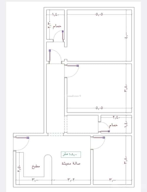 شقة بغرفتين الجامعة، جنوب جدة، جدة
