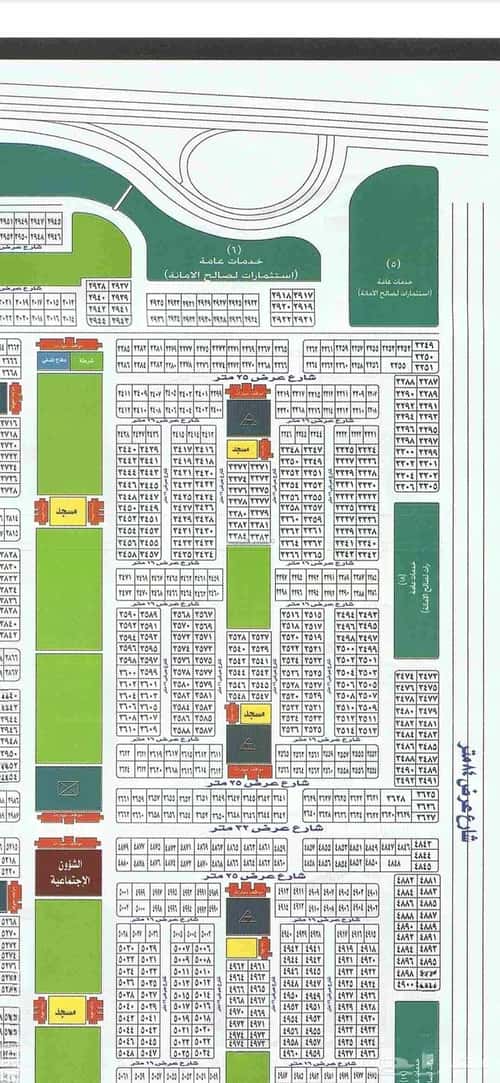 أرض 377 متر مربع جنوبية شرقية على شارع 25م النجمة، شمال جدة، جدة