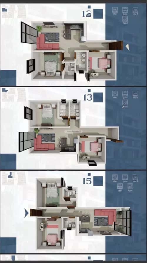 شقة بغرفة السيف، الدمام