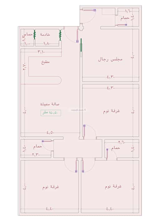 شقة ب 7 غرف الجامعة، جنوب جدة، جدة