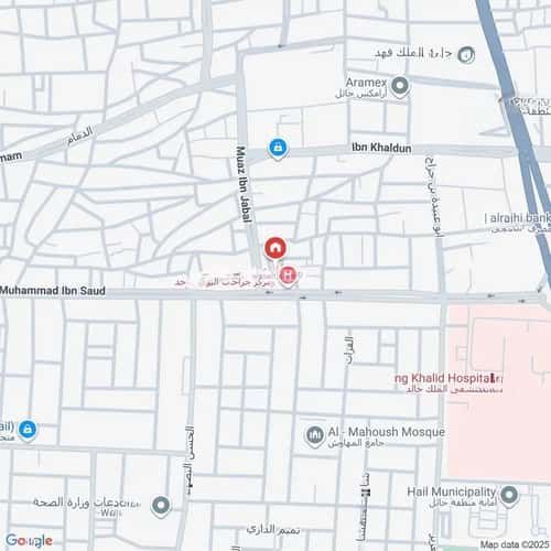 أرض 462 متر مربع واجهة جنوبية المحطة، حائل